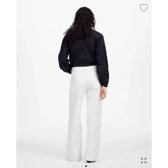 Madewell Low-Slung Baggy Jean: Airy Denim Edition Vintage Canvas Women's Sz 30 - Picture 4 of 16